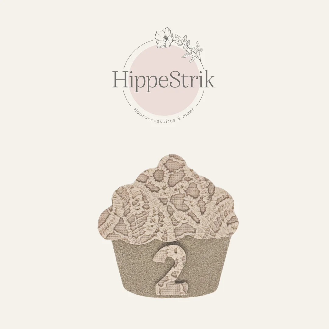 Cupcake alligator - neutraal