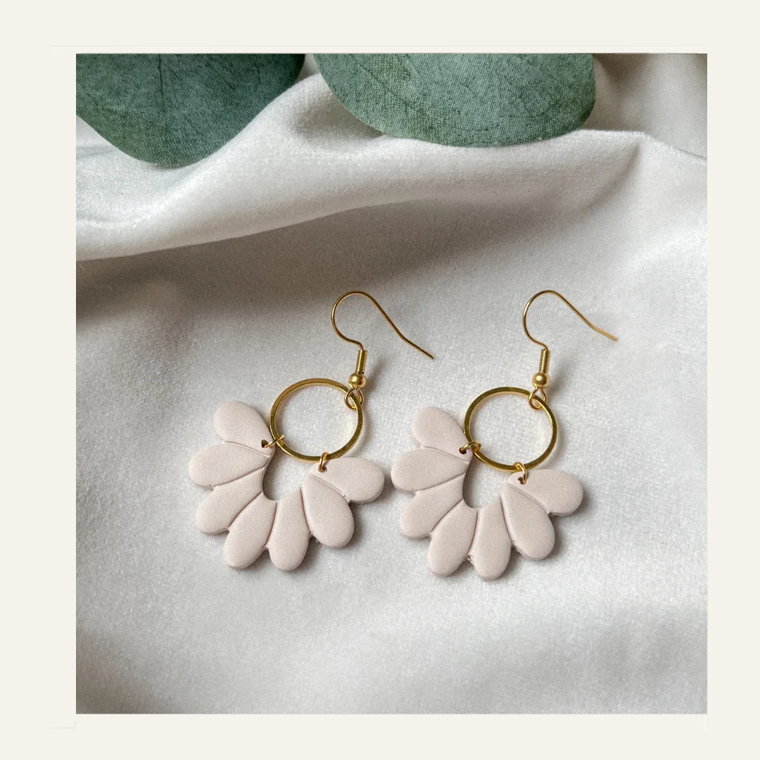 Oorbellen Clara - sand