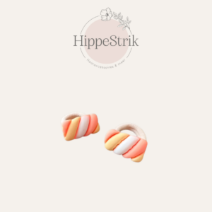 Mini elastiekjes spekjes - perzik