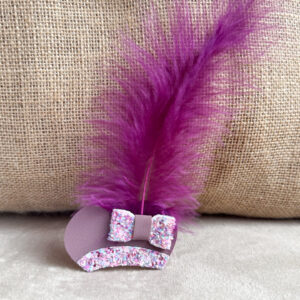 Pietenmutsje mauve - alligator of anti slip