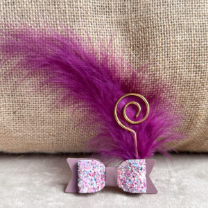 Sint strikje mauve - alligator