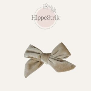 Velours strik - champagne