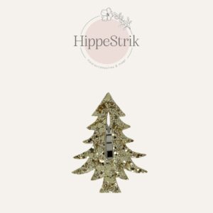 Kerstboom grove glitter klikklak | meerdere kleuren