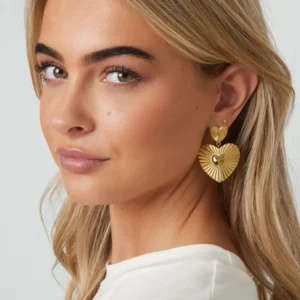 Oorbellen goud - special hearts
