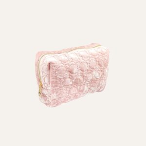 Toilettasje velvet - light pink