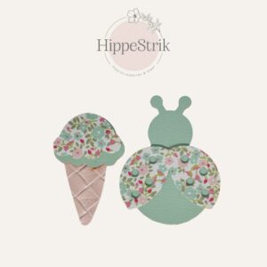 Cadeausetje alligator - green flowers