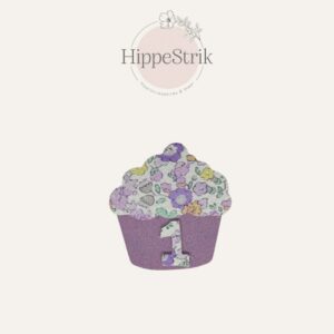 Cupcake alligator - lovely lila